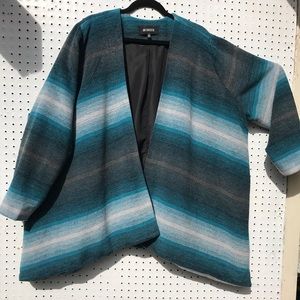 BoHo Jacket / Lightweight Coat with high low hem